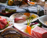 ■人気Ｎｏ１■≪選べる会席≫　～追加の一品はどっちを選ぶ？アワビor壱岐牛ステーキ～